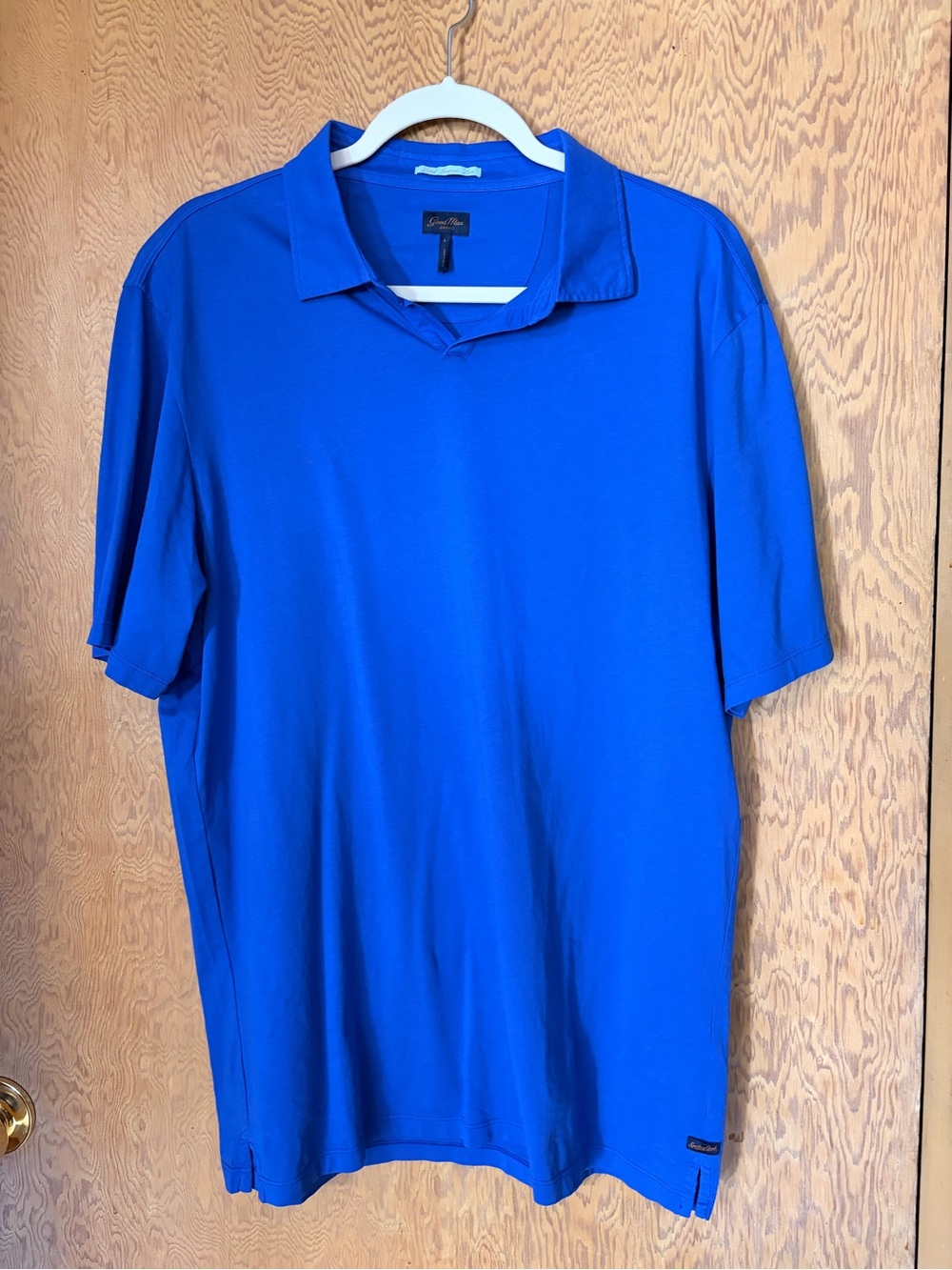 Good Man Brand Bright Blue Men's Polo